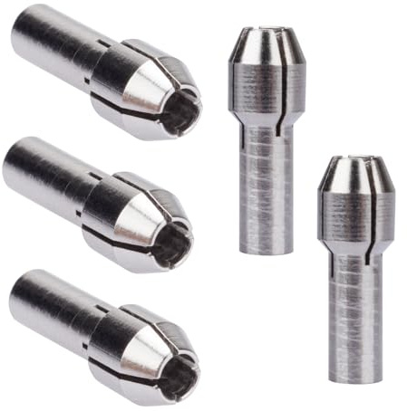 42-77-0400 2460-20 1/8 In Rotary Tool Collet Fits for Milwaukee M12 Silver Color (5)