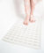 HITSLAM Bath Mat Non Slip Anti Mould, 68x38CM Shower Mats for Inside Shower, Quick Drain TPE Bathtub Mat with Suction Cups, Bathroom Accessories, Durable & Comfortable, White