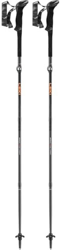 Leki Makalu FX.One Carbon Wanderstöcke, Black-naturalcarbon-orange, 130CM