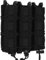 GYDEHUTJ Dreifach erweiterbare MP5 MP7 Magazintasche, Molle Lang 9mm Taktische Magazinholster Schnellzugriff Taschenlampe Halter Gürtel Weste Montage