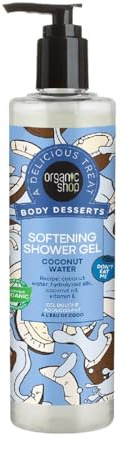 Organic Shop Body Desserts Coconut Water Gel De Baño 280ml, soin personnel pour usage quotidien