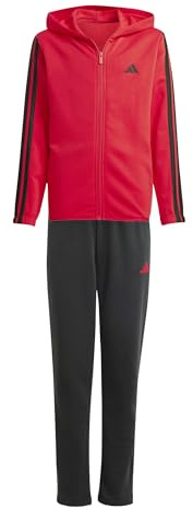 adidas Unisex Kids ESSENTIALS TRACKSUIT, pure ruby/black, 9-10 Years