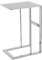 Qiyano Beistelltisch Finau Silber - Minimalistischer Stil, Wohnzimmer, Schlafzimmer, Couchtisch, Sofatisch, Pflegeleicht, Robust, Modern, Stilvoll
