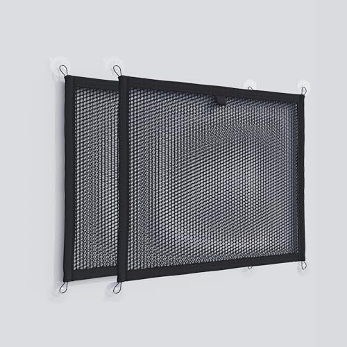 Vicera Aufbewahrungsnetz mit Saunapf • Ablagenetz, Gepäcknetz, Netz • Organizer für Wohnmobil, Busse, Camper, Boote, Haushalt 2er Set