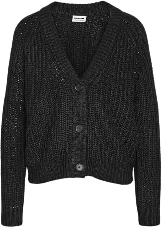Noisy May Damen Nmcharlie L/S V-Neck Knit Cardigan Noos Strickjacken (1er Pack)