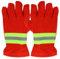 JECOMPRIS Feuerwehrhandschuhe 1 Paar Professionelle Feuerwehrhandschuhe Sicherheits-Rettungshandschuhe Isolierte Handschuhe Feuerlöschwerkzeug Hitzebeständigkeit Und Flammbeständigkeit