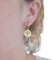 Boucles d'oreilles arbre de vie anneaux créoles acier inoxydable fait main cadeau anniversaire, noel, fête des mères (Or)