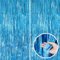 Twinkle Star Lametta Vorhang Hellblau,1*2.5m Glitzer Party Vorhänge Folien Fransen Foto Hintergrund Geburtstag Dekoration für Ocean Theme/Sky Theme/Unterwasserwelt/Winter Ice and Snow Theme Party Deko