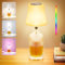 Lampe bouteille LED, à intensité variable, 3 couleurs, lampe de table sans fil, RVB, rechargeable, en continu, contrôle tactile, pour l'intérieur et l'extérieur, restaurant et bar