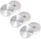 Operitacx 1 Satz Kuchen Aus Massivem Aluminium Disc-hardware Couchtische Kreisscheibe Aus Aluminium Screibentisch Ersatzteile Für Gartenmöbel Silberne Aluminiumscheiben Silver 6st
