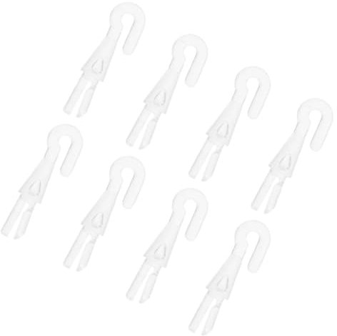Alipis 8pcs Blind Wand Hook Extension Tips Sturdy Window Blind Tilt Wand Replacement for Cordless Shutter Repair Accessories for Drapery and Window Opener