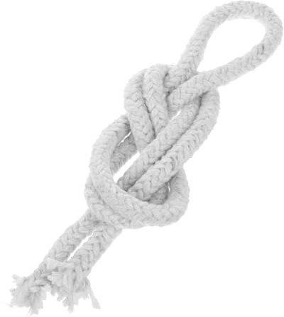 YARNOW Fireplace Gasket Seal Stove Door Gasket Boiler Furnace Ceramic Fiber Rope Diy Braided Wick Rope Seal Kiln Fireplace Insert 8mmx8mmx1000mm