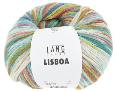 Lang Yarns Lisboa 1156.0003 - hellgrün/rosa/orange/aqua