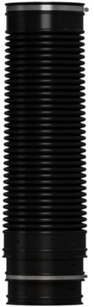 Flexibles Anschlussrohr RUROFLEX für Dunstrohre und Entlüfter - Verfügbar in DN 110-150 mm - Flexrohr Schlauch Reduzierstück Dachentlueftung Flexschlauch (U4506 - Ø125 → Ø125 / 110/100 [mm])