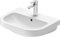 Duravit D-Code Waschtisch, mit Hahnloch, mit Überlauf, 550x430x165mm, Weiß Hochglanz, 2398550000