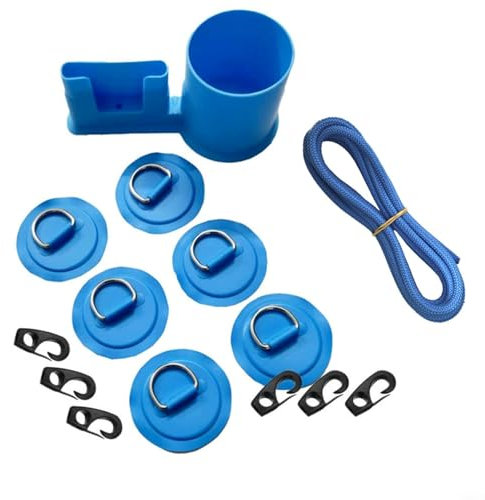 FUANA Support gonflable pour téléphone portable avec anneau en D pour kayaks canoës radeaux