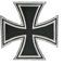 baum-m gmbh Abzeichen Eisernes Kreuz gross 7,5 x 7,5 cm Aufnäher