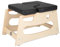 Bodhi Kopfstandhocker| Yoga Hocker aus Holz mit praktischen Griffen | Yogastuhl mit Polster für Umkehrhaltung | inkl Zusatzpolster | schwarz