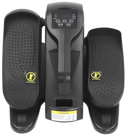 Ellipsentraine,Elliptical Machine Fuß Pedal Motorisierter Ellipsentrainer Unter Schreibtisch,Bewegung im Sitzen Pedaltrainer mühelose Muskel Aktivierung Beintrainer für Zuhause LED