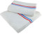 LNT - Lot de 3 Serpillières gaufrées Blanches Fabriquées en France - résistance exceptionnelle- 60x100 découpable en 60x50. Polyvalentes pour Laver, Nettoyer, essuyer, éponger Tous Types de Sol