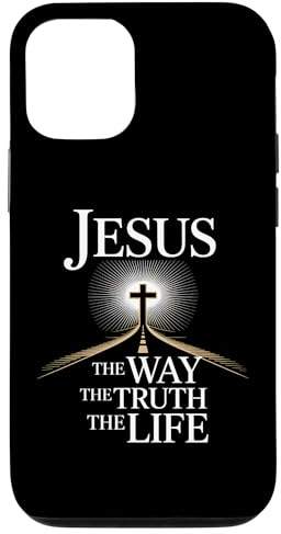 Hülle für iPhone 12/12 Pro Jesus Der Weg Die Wahrheit Das Leben Religiöse Botschaft Jesus