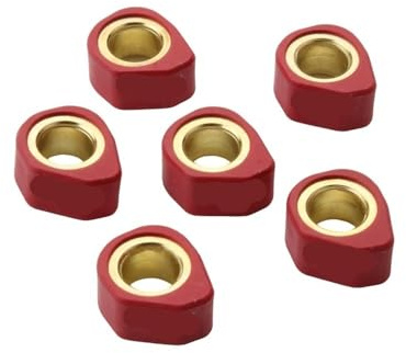 6pc Racing Roller Set/Variator Gewichte 20x12mm 9g 11g 13g 16g for MBK Doodo Flamme RFX 125 Skyliner Donner 125cc 150cc(20x12mm 13g)