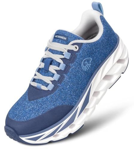 Giesswein Wool Dream Men - Merino Sneaker Herren mit ETPU-Luftkissensohle | Komfort wie auf Wolken, rutschfeste Gummisohle & atmungsaktives Merino-Obermaterial – leichter Schuh für Alltag & Freizeit