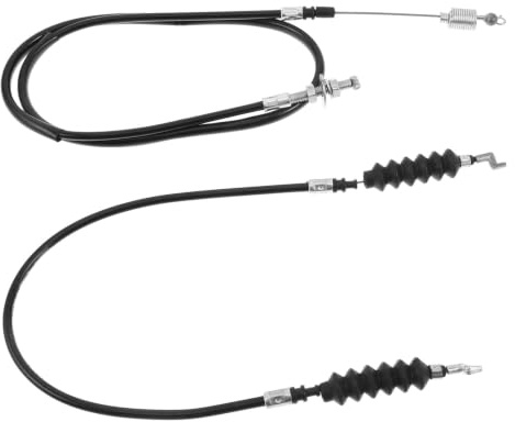 TEMPNAP 2pcs Golf Cart Accelerator Throttle Cable Combo with Plastic and Alloy Sheath, Responsive Acceleration and Easy Installation, Universal Fit for Club Car Replacement, for Golf Cart
