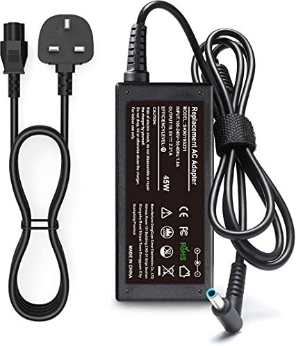 45W Laptop Charger Replacement for HP Stream 11 13 14, Pavilion 11 13 15, Elitebook 840 850, Chromebook 11 14, Spectre x360 x2 11 13 and ProBook 430, 19.5V 2.31A Power Supply(4.5mm x 3mm)
