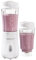 Hamilton Beach Portable Blender for Shakes and Smoothies with 14 Oz BPA Free Travel Cup and Lid, Durable Stainless Steel Blades for Powerful Blending Performance, 2 Jars - White (51102V)