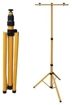 Optonica Trépied de Chantier pour Projecteur - Couleur Jaune