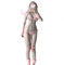 Ensemble de lingerie sexy pour femme - Lapin à fourrure - Cosplay - Anime japonais - Micro bikini rose - Soutien-gorge et culotte Lolita - Sous-vêtements, rose, taille unique