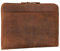 STILORD 'Troy' Laptop Sleeve 13.3 inch Leather Vintage Laptop Bag PC Cover for MacBook Notebook Document Folder Business Organizer Work Bag, Colour:tan - Dark Brown
