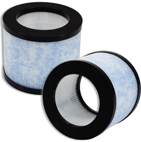 WOCASE EP1080 True HEPA Replacement Filter, Compatible with Intelabe EP1080 Air Purifier, 2 Pack