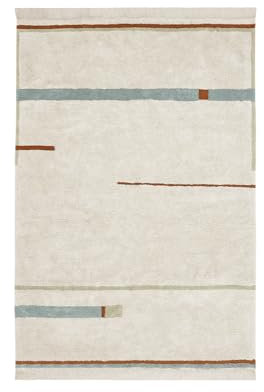 Lorena Canals | Waschbare Teppiche - Lanes Vintage Blue, 140 x 200 cm