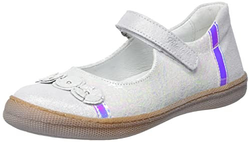 Primigi Damen Sport TRE.femm. Mary Jane Schuh, Weiß Iridescent Silber, 34 EU