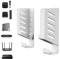 sciuU Supporto da Parete Universale per TV Box/Router/Switch di Rete/Modem/Laptop, compatibile con TP-Link, Mi Box, Apple TV, Sky Q, Multiuso Scaffale per Dispositivi Spessore < 4cm