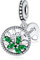 Annmors Charm 925 Sterling Silber Bead Charms Fammily Tree with Cubic Zirconia für Europäische Armbänder und Halskette,Schmuck Geschenk für Damen Herren