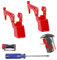 Fictezlove Ersatz Schalter Fixierung Schaltersteuerung Zubehör für Dyson V11 V10 Staubsauger, Aufgerüstet Entriegelungsknopf für Dyson V15 V11 V10 (2 Schalter +1 Knopf + 1 Schraubendreher)