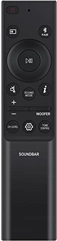 VINABTY AH81-15047A Replaced Remote Control Suitable for Samsung Soundbar HW-Q700B HW-Q6CB HW-Q600B HW-Q67CB HW-Q990B HW-B750D HW-B750D/ZA HW-S60D/ZA HW-Q750B HW-Q800B HW-Q60B Sub AH81-15340A