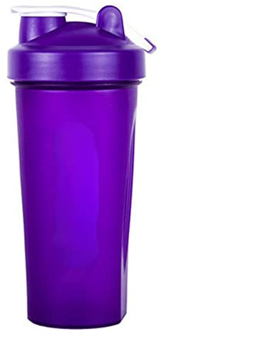 GraSky Bottiglia Shaker in plastica Portatile 400 ml per Fitness e Uso Esterno - Viola