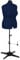 Sewing Online Verstellbare Schneiderpuppe aus marineblauem Stoff mit Saummarkierung, Konfektionsgröße 18 bis 24 – Stecken, messen, anpassen und präsentieren Sie Ihre Kleidung auf dieser Schneiderpuppe