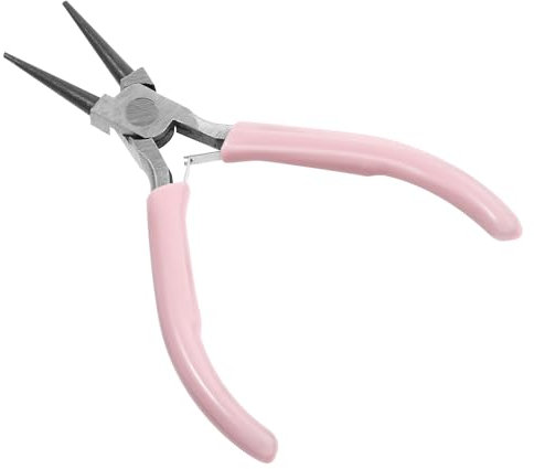 Round Nose Pliers for Jewelry Making Tools, Jewelry Pliers Round Nose Pliers, Mini Long Piercing Round Nose Pliers Small Craft Pliers Piercing Pliers for Jewelry Repair, Wire Wrapping and Electronics