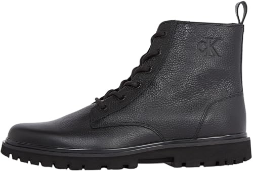 Calvin Klein Uomo Stivali Mezza Gamba Eva Mid Tumbled con Lacci