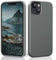 TIIXXE Silicone Case Compatible with iPhone 13 case Soft Ultra Slim Protective Shockproof Liquid Silicone Phone Case,Anti-Scratch Microfiber Lining, 6.1 Space Grey
