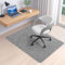 BesWin Office Chair Mat for Hardwood Floors, 90x120cm Non-Slip Hard Floor Protector Mat for Office Chair, Heavy Duty Computer Desk Chair Mat for Home & Office, Easy Flat, Grey
