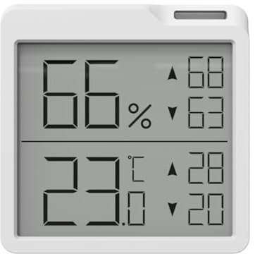 Houdian Mini Monitor Di Umidità Di Temperatura Con Registrazione Dati, Alta Precisione Compatibile Per Casa, Ufficio, Serra