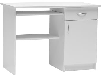 COMPUTER-Büro 100 cm Jugendliche (weiß matt)