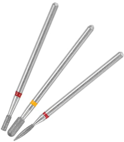 Homoyoyo 9 Piezas Brocas Eléctricas para Uñas Kit de Fresas para Manicura Rusa Puntas de Diamante para Eliminación Precisa de Cutículas y Pulido Suave Compatibles con Máquinas de Uñas