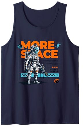 Science-Fiction Mehr Space Space Mafia Alien Curiosity Tank Top